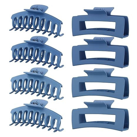 Matte Large Claw Hair Clips Set Thick and Fine Hair