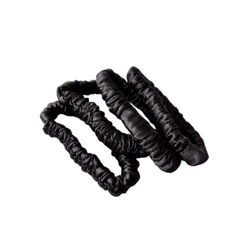Satin Elastic Headbands Multi-Color Soft Hair Bands for Women Set