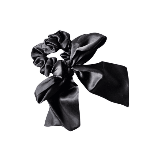 Long Ribbon Satin Scrunchies Elegant Multi-Color Hair Ties for Women