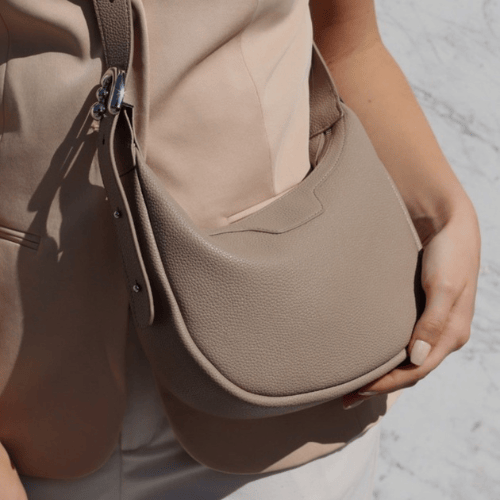 Luxury UrbanEase Pebbled Leather Hobo Shoulder Bag